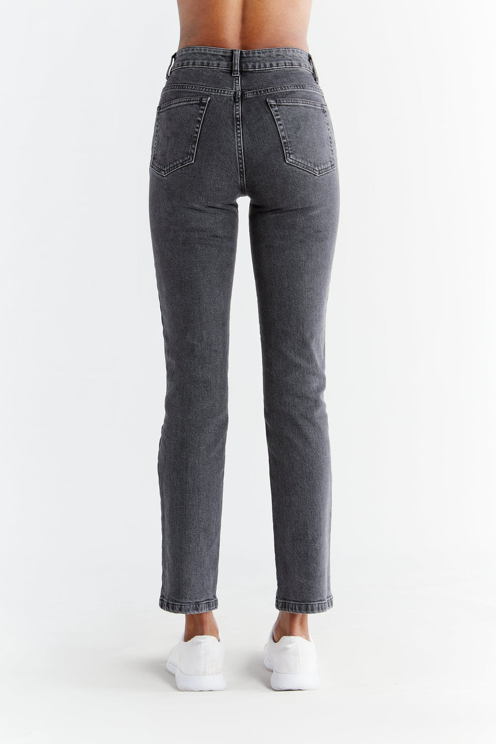 Women's Straight Fit, Ash Gray