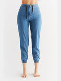 Women's Jogger Jeans, Crystal Blue
